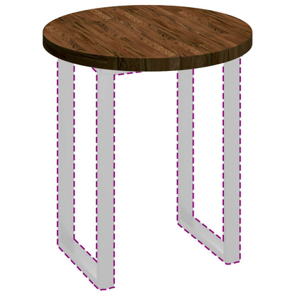 Piano del tavolo Marrone Scuro Ø 70 x 4 cm | homemem39