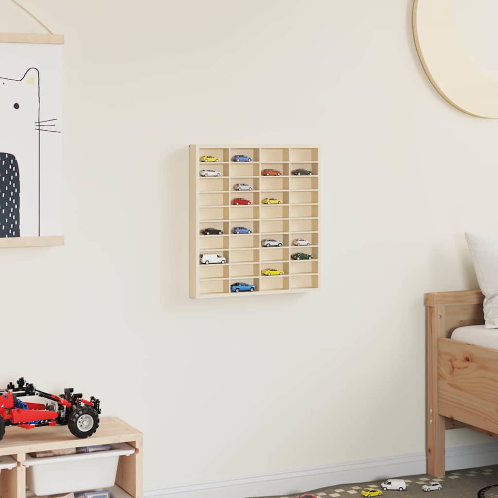 Vetrina a muro Beige 40 x 4,5 x 43 cm Legno multistrato