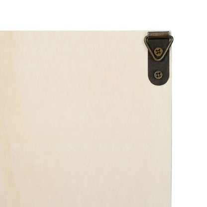 Vetrina a muro Beige 98 x 4,5 x 55 cm Legno multistrato