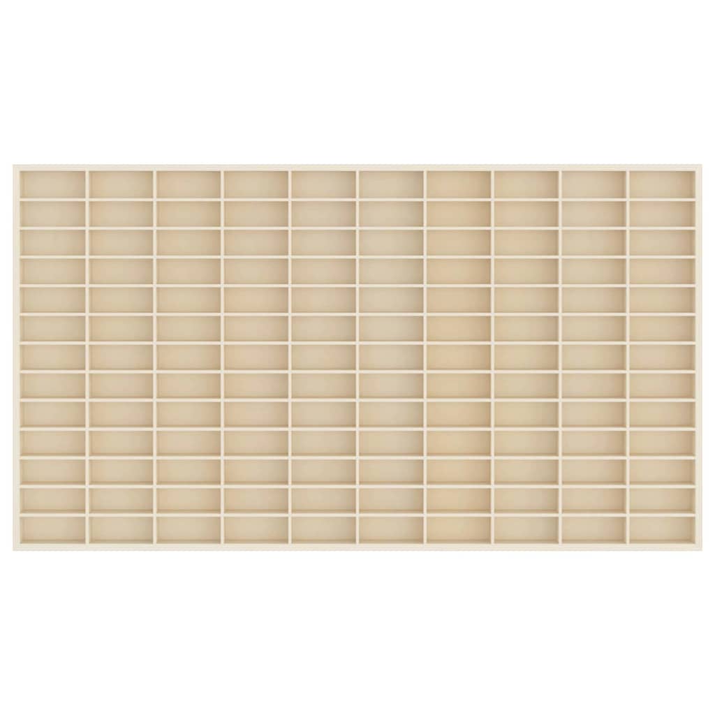 Vetrina a muro Beige 98 x 4,5 x 55 cm Legno multistrato
