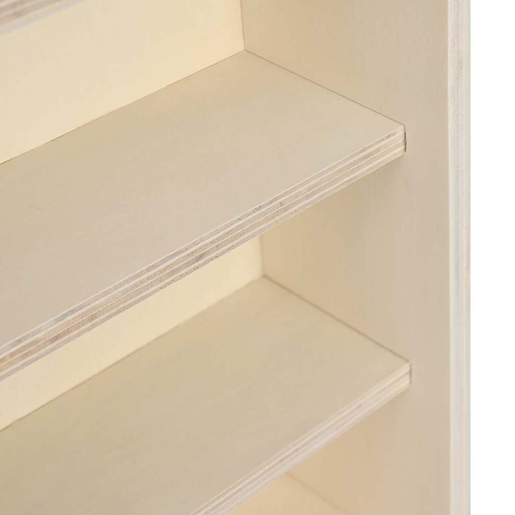 Vetrina a muro Beige 40 x 8,5 x 37 cm Legno multistrato | homemem39
