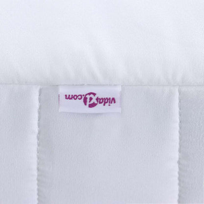 Materasso in schiuma Bianco 80 x 200 cm Tessuto