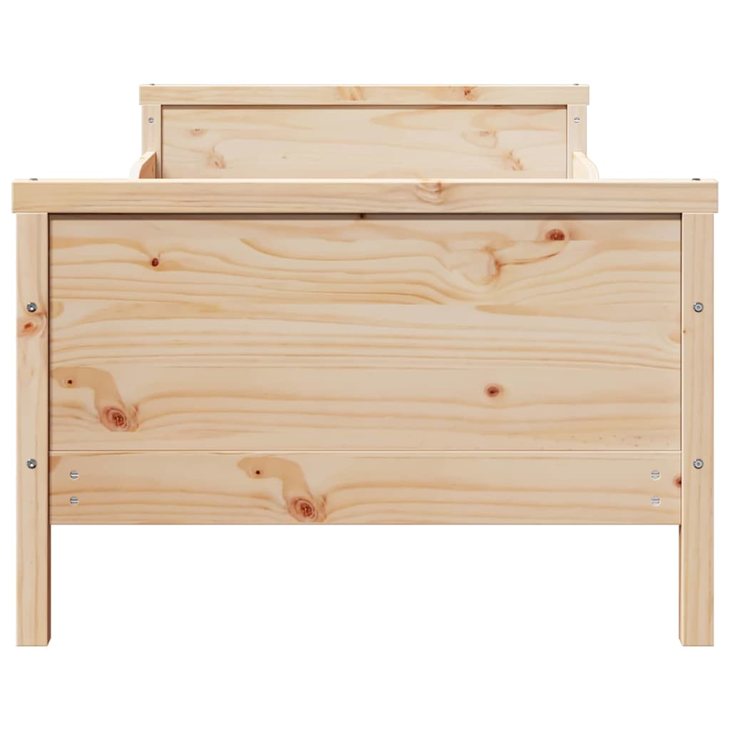 Struttura del letto Marrone 80 x 200 cm Legno multistrato | homemem39
