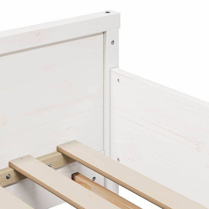 Struttura del letto Bianco 80 x 200 cm Legno multistrato | homemem39