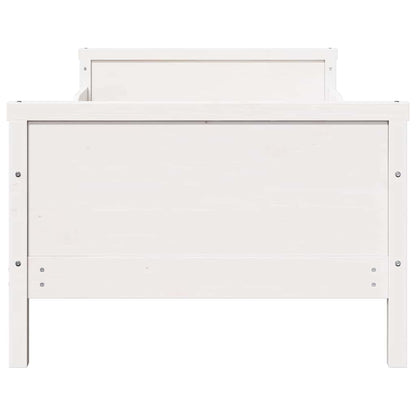 Struttura del letto Bianco 80 x 200 cm Legno multistrato | homemem39