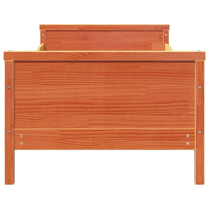 Struttura del letto con testiera Marrone cerato 80 x 200 cm | homemem39