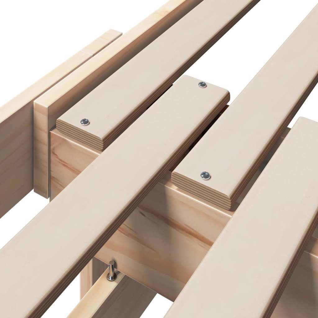 Struttura del letto Marrone 80 x 200 cm Legno multistrato | homemem39