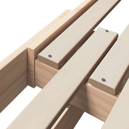 Struttura del letto Marrone 80 x 200 cm Legno multistrato | homemem39