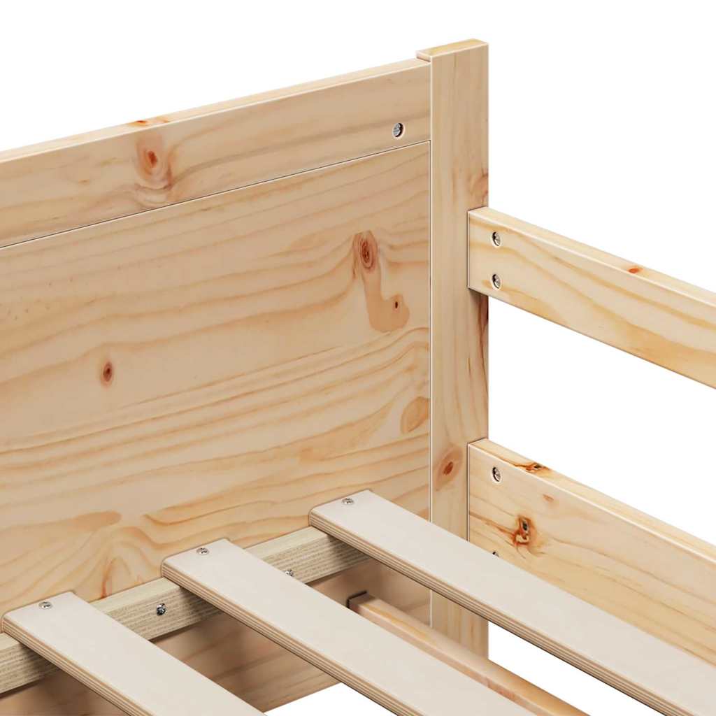 Struttura del letto Marrone 80 x 200 cm Legno multistrato | homemem39