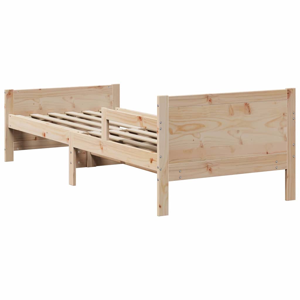 Struttura del letto Marrone 80 x 200 cm Legno multistrato | homemem39