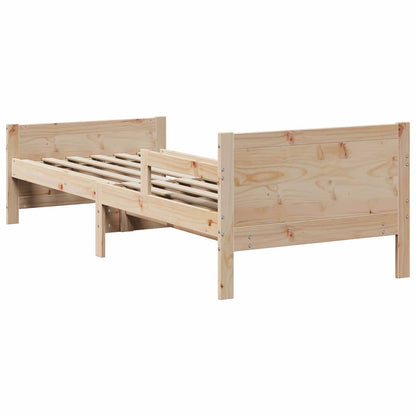 Struttura del letto Marrone 80 x 200 cm Legno multistrato | homemem39