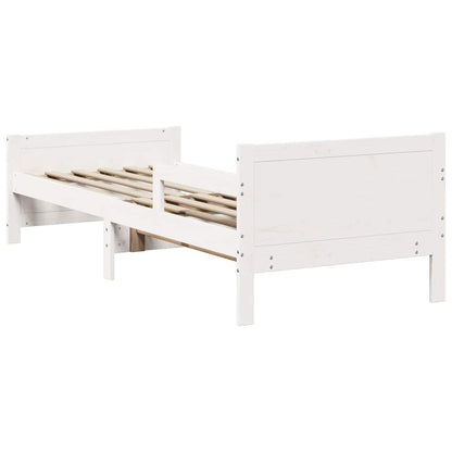Struttura del letto Bianco 80 x 200 cm Legno multistrato | homemem39