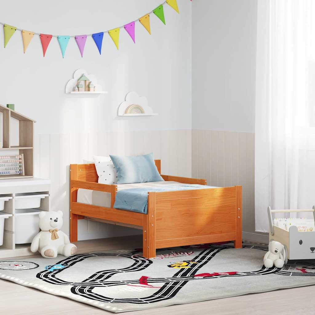 Struttura del letto con testiera Marrone cerato 80 x 200 cm | homemem39