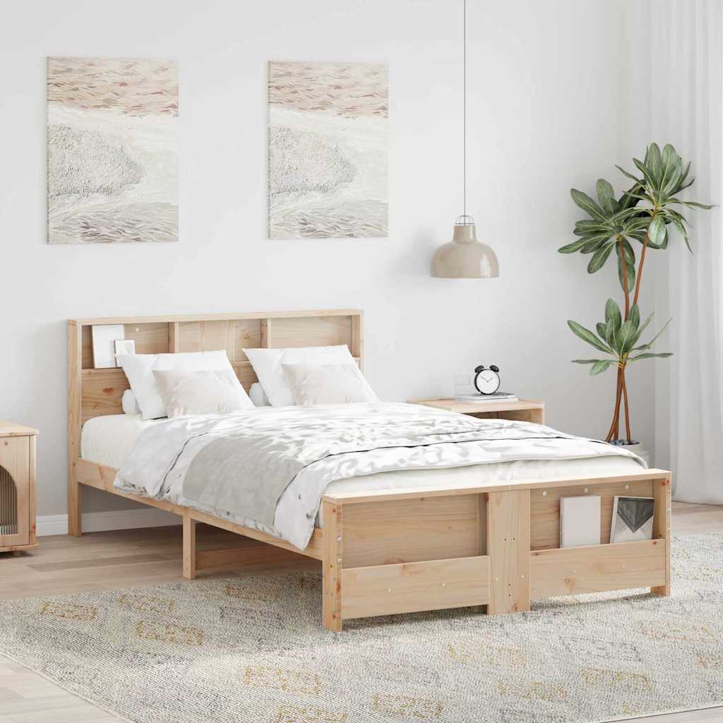Struttura del letto Marrone 120 x 200 cm Legno multistrato | homemem39