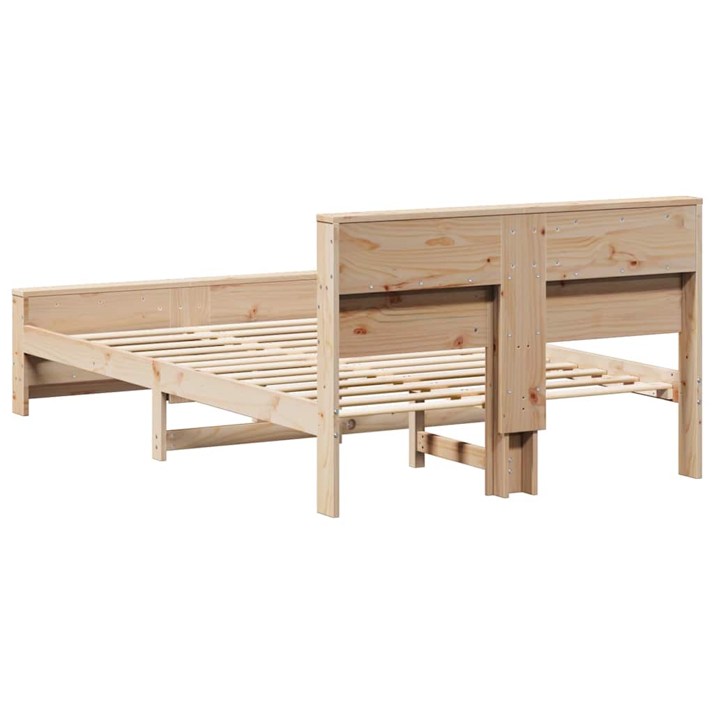 Struttura del letto Marrone 120 x 200 cm Legno multistrato | homemem39