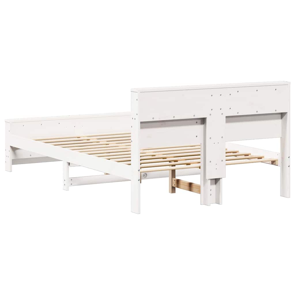 Struttura del letto Bianco 120 x 200 cm Legno multistrato | homemem39