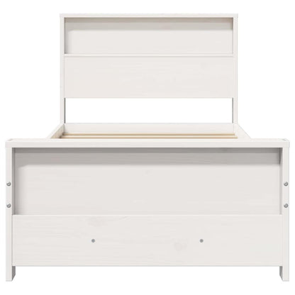 Struttura del letto Bianco 90 x 200 cm Legno multistrato | homemem39