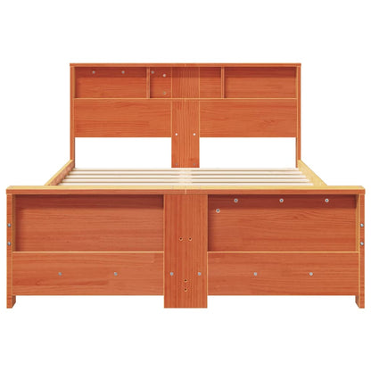 Struttura del letto con testiera Marrone cerato 140 x 190 cm | homemem39
