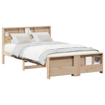 Struttura del letto Marrone 135 x 190 cm Legno multistrato | homemem39