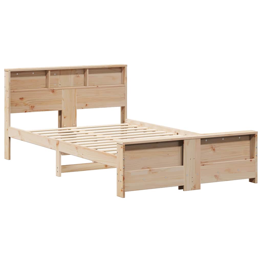 Struttura del letto Marrone 135 x 190 cm Legno multistrato | homemem39