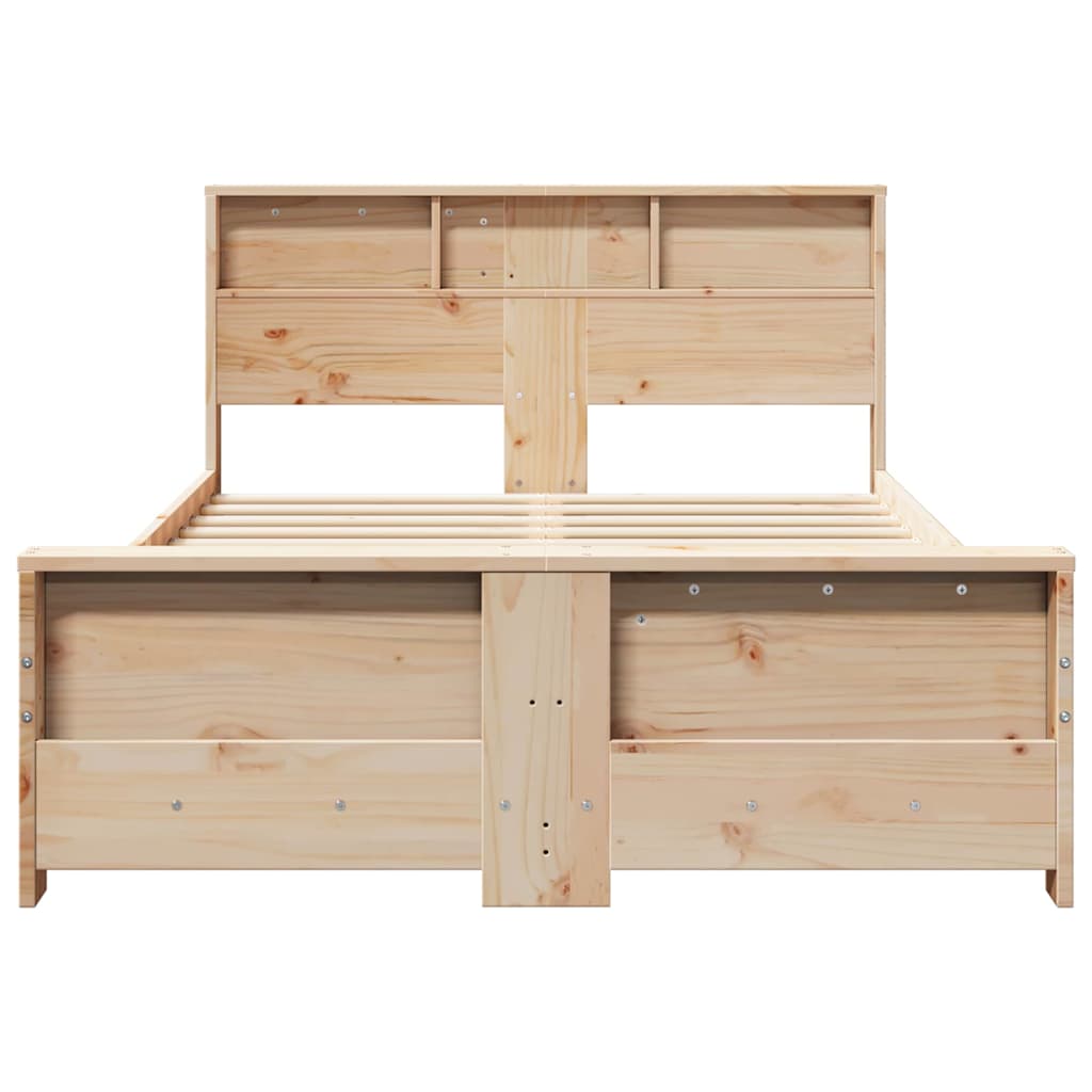 Struttura del letto Marrone 135 x 190 cm Legno multistrato | homemem39