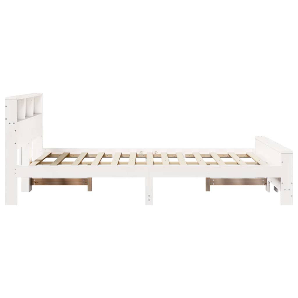 Struttura del letto Bianco 120 x 190 cm Legno multistrato | homemem39