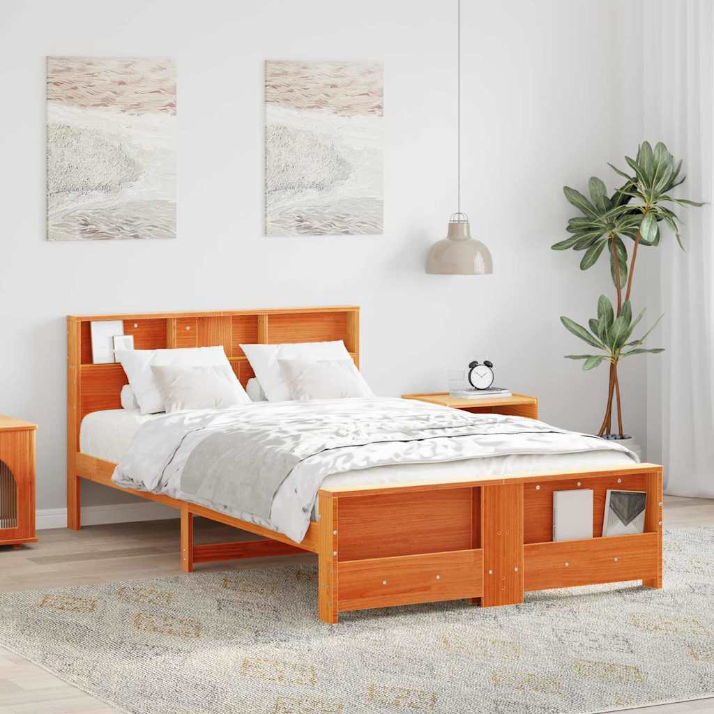 Struttura del letto con testiera Marrone cerato 120 x 190 cm | homemem39