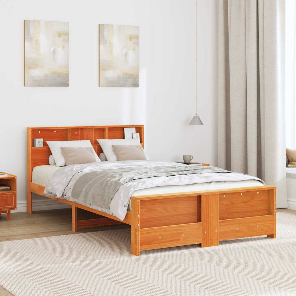 Struttura del letto con testiera Marrone cerato 120 x 190 cm | homemem39