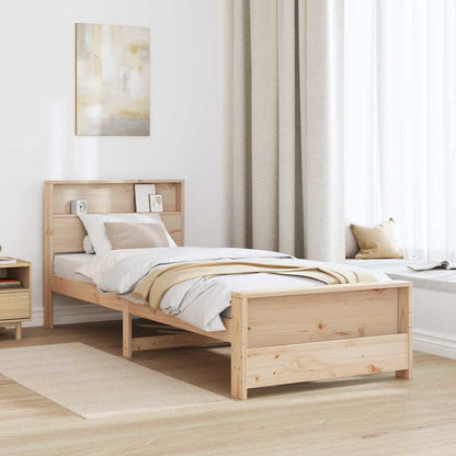 Struttura del letto Marrone 75 x 190 cm Legno multistrato | homemem39
