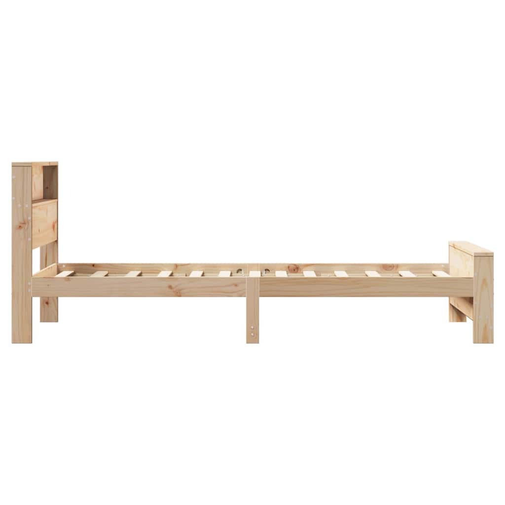 Struttura del letto Marrone 75 x 190 cm Legno multistrato | homemem39