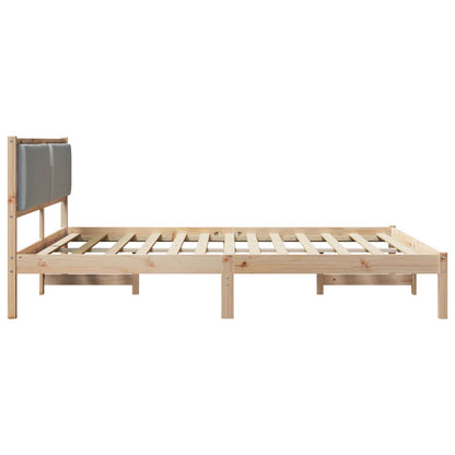 Struttura del letto Grigio chiaro 180 x 200 cm Pino massello | homemem39