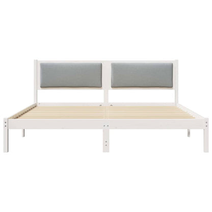 Struttura del letto Grigio chiaro 180 x 200 cm Pino massello | homemem39