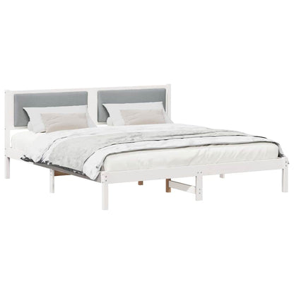Struttura del letto Grigio chiaro 180 x 200 cm Pino massello | homemem39