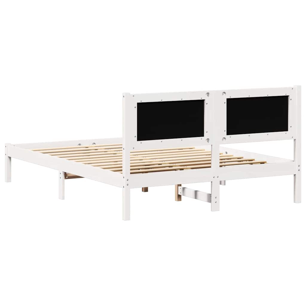 Struttura del letto Grigio chiaro 150 x 200 cm Pino massello | homemem39