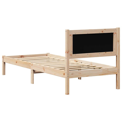 Struttura del letto Grigio scuro 80 x 200 cm Pino massello | homemem39