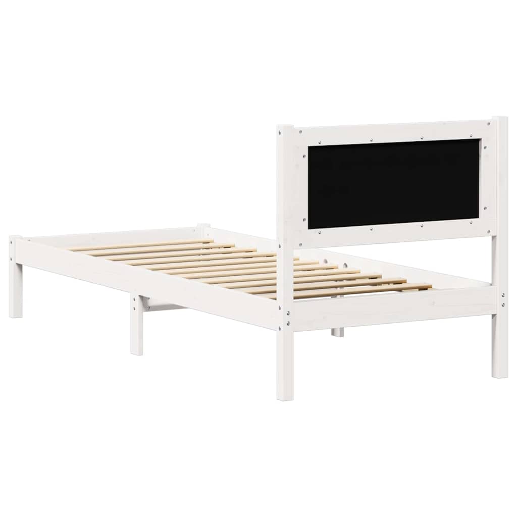 Struttura del letto Grigio chiaro 75 x 190 cm Pino massello | homemem39