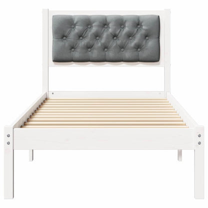 Struttura del letto Grigio chiaro 75 x 190 cm Pino massello | homemem39