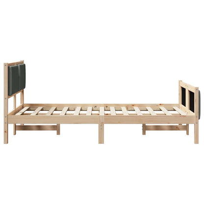 Struttura del letto Grigio scuro 120 x 200 cm Tessuto | homemem39