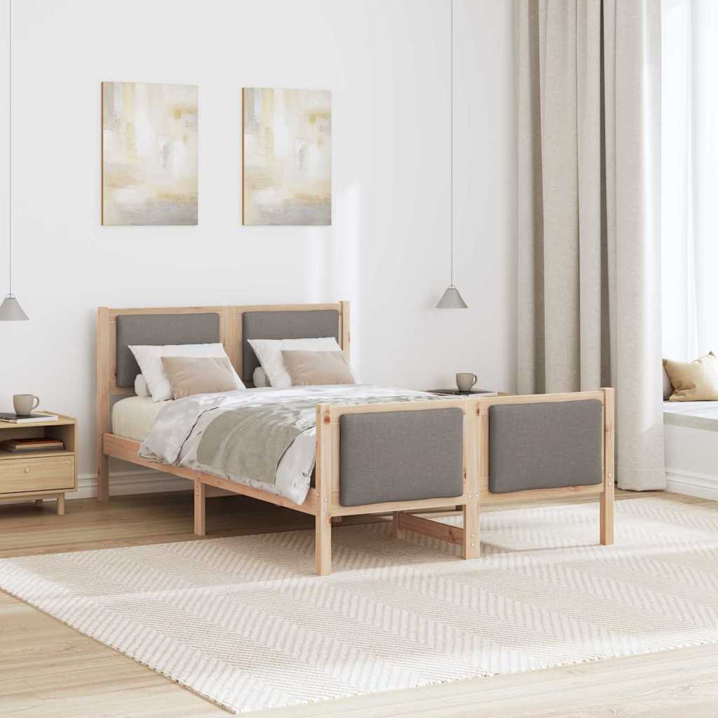 Struttura del letto con testiera Talpa 120 x 200 cm Tessuto | homemem39