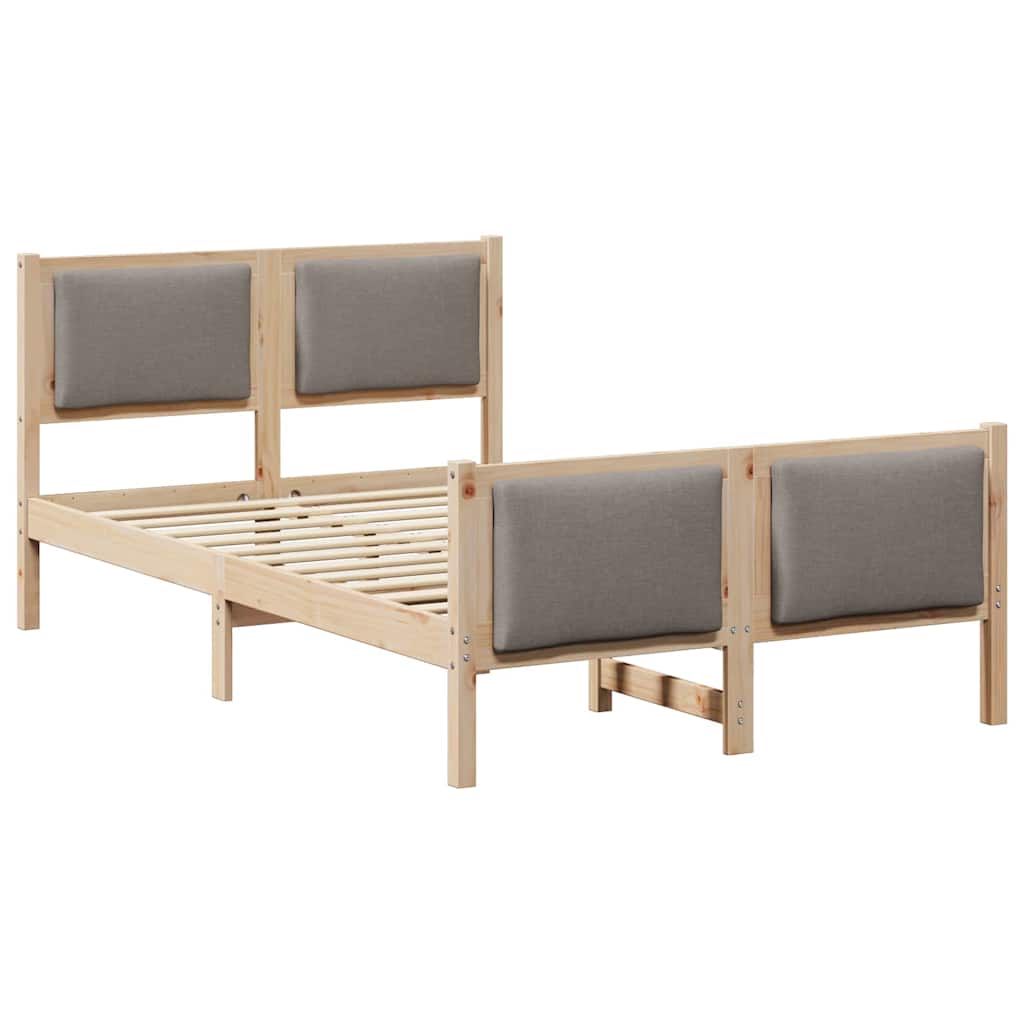 Struttura del letto con testiera Talpa 120 x 200 cm Tessuto | homemem39
