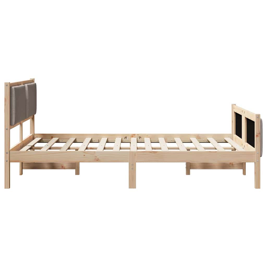Struttura del letto con testiera Talpa 135 x 190 cm Tessuto | homemem39