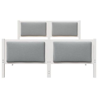 Struttura del letto Grigio chiaro 135 x 190 cm Tessuto | homemem39