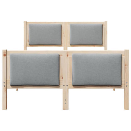 Struttura del letto Grigio chiaro 120 x 190 cm Tessuto | homemem39