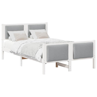 Struttura del letto Grigio chiaro 120 x 190 cm Tessuto | homemem39