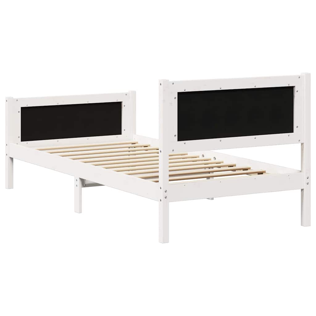 Struttura del letto Grigio chiaro 90 x 200 cm Tessuto | homemem39
