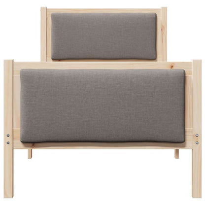 Struttura del letto con testiera Talpa 80 x 200 cm Tessuto | homemem39