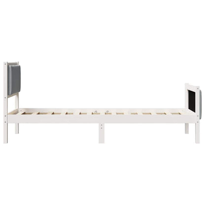 Struttura del letto Grigio chiaro 80 x 200 cm Tessuto | homemem39