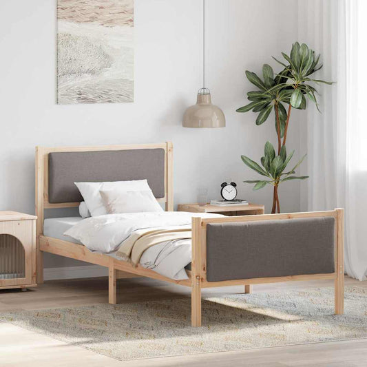 Struttura del letto con testiera Talpa 90 x 190 cm Tessuto | homemem39