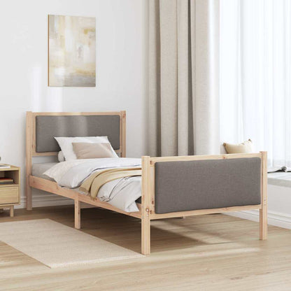 Struttura del letto con testiera Talpa 90 x 190 cm Tessuto | homemem39