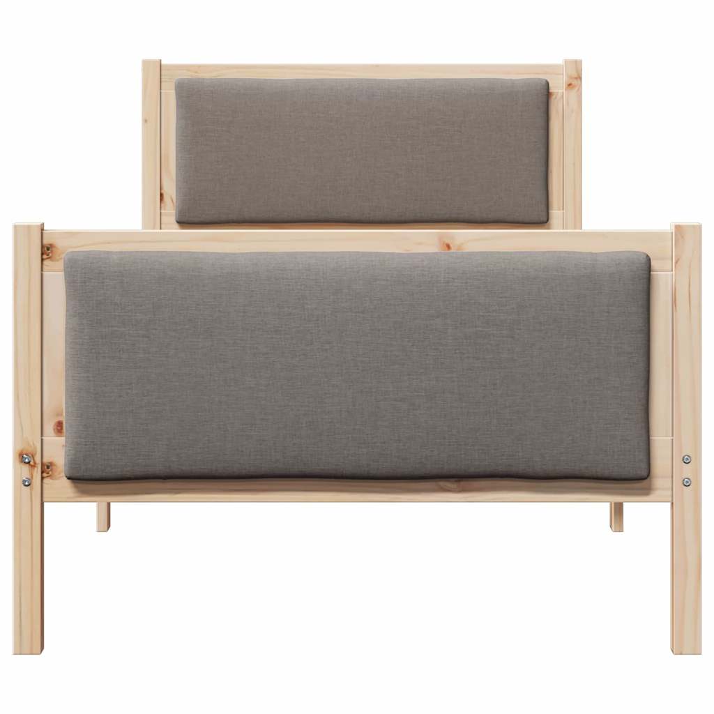 Struttura del letto con testiera Talpa 90 x 190 cm Tessuto | homemem39
